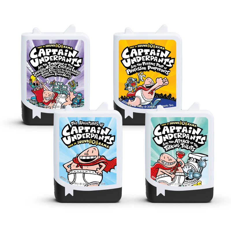 Captain Underpants Book Tonies - 4 Pack