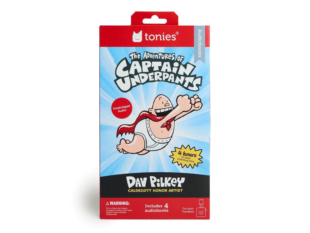 Captain Underpants Book Tonies - 4 Pack