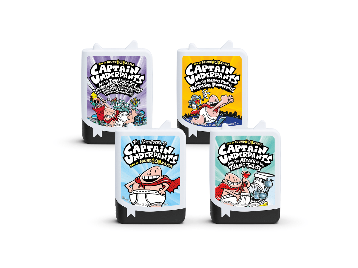 Captain Underpants Book Tonies - 4 Pack