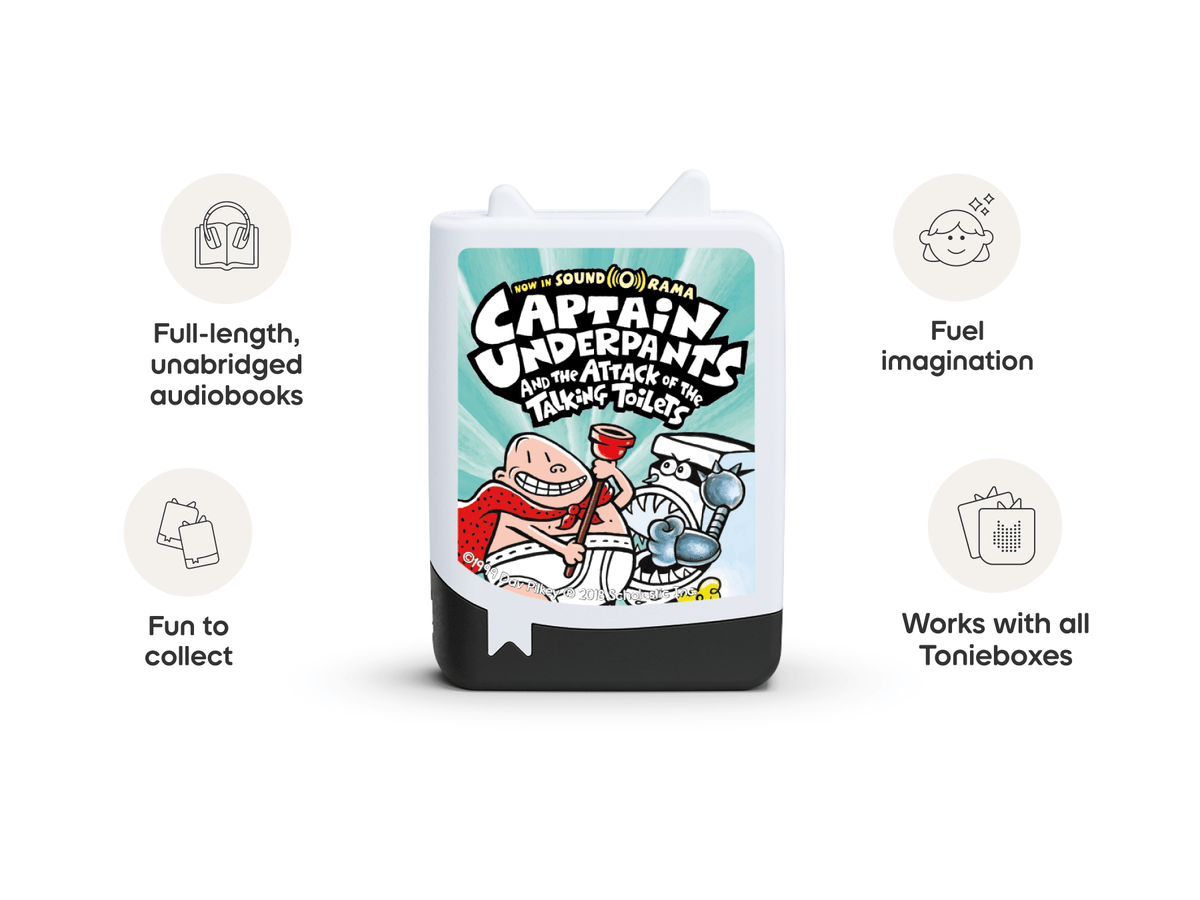 Captain Underpants Book Tonies - 4 Pack