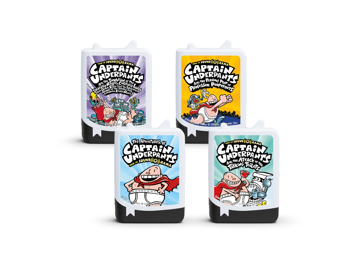 Captain Underpants Book Tonies - 4 Pack