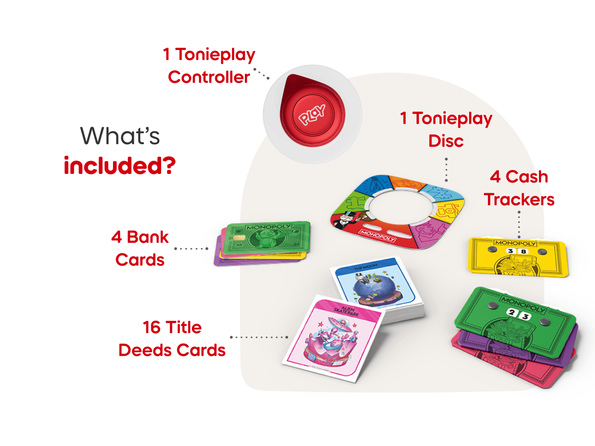 Tonieplay Monopoly Real Estate Rush Game & Controller