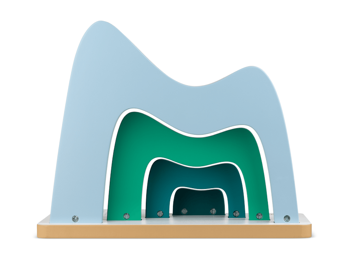 Large Tabletop Shelf: Mountain