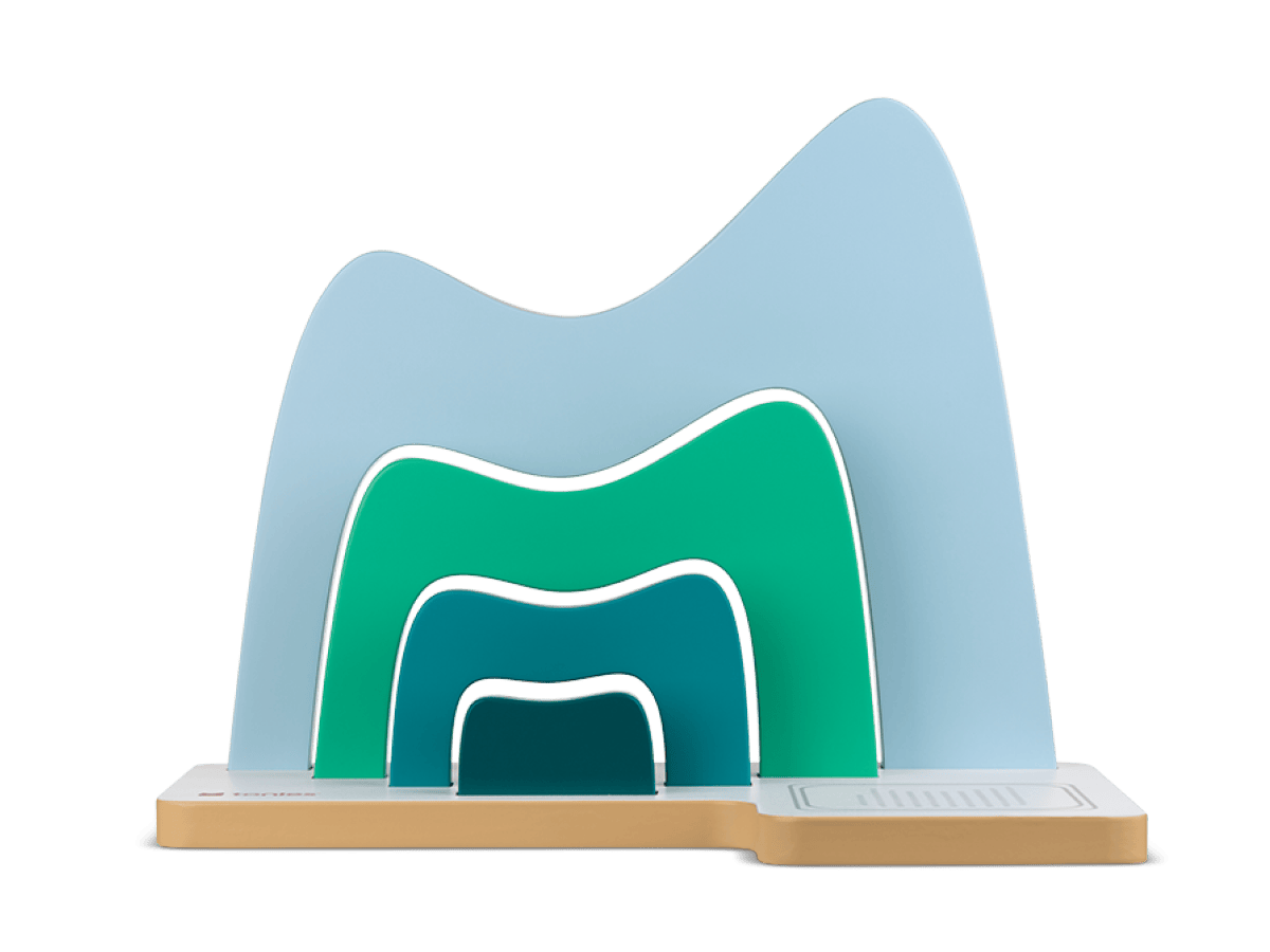 Large Tabletop Shelf: Mountain
