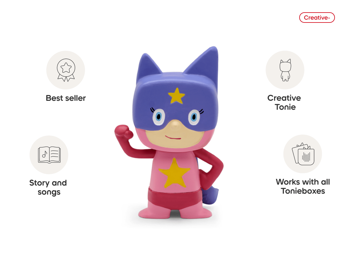 Pink & Purple Superhero Creative Tonie