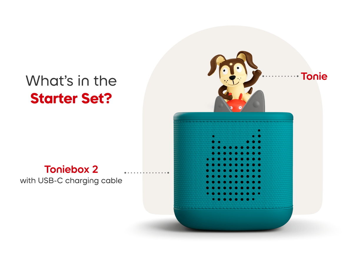 Playtime Puppy Toniebox 2 Starter Set- Tropical Teal