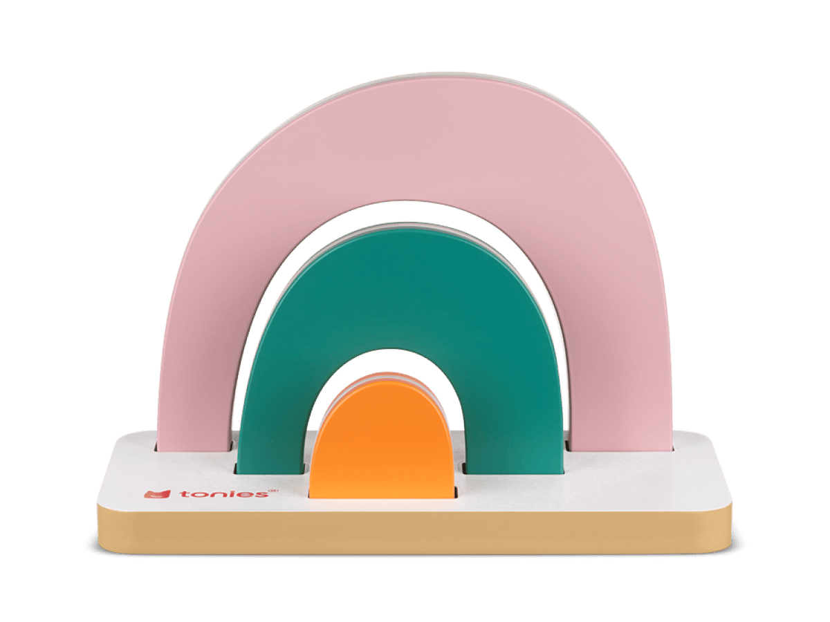 Mini Tabletop Shelf: Rainbow
