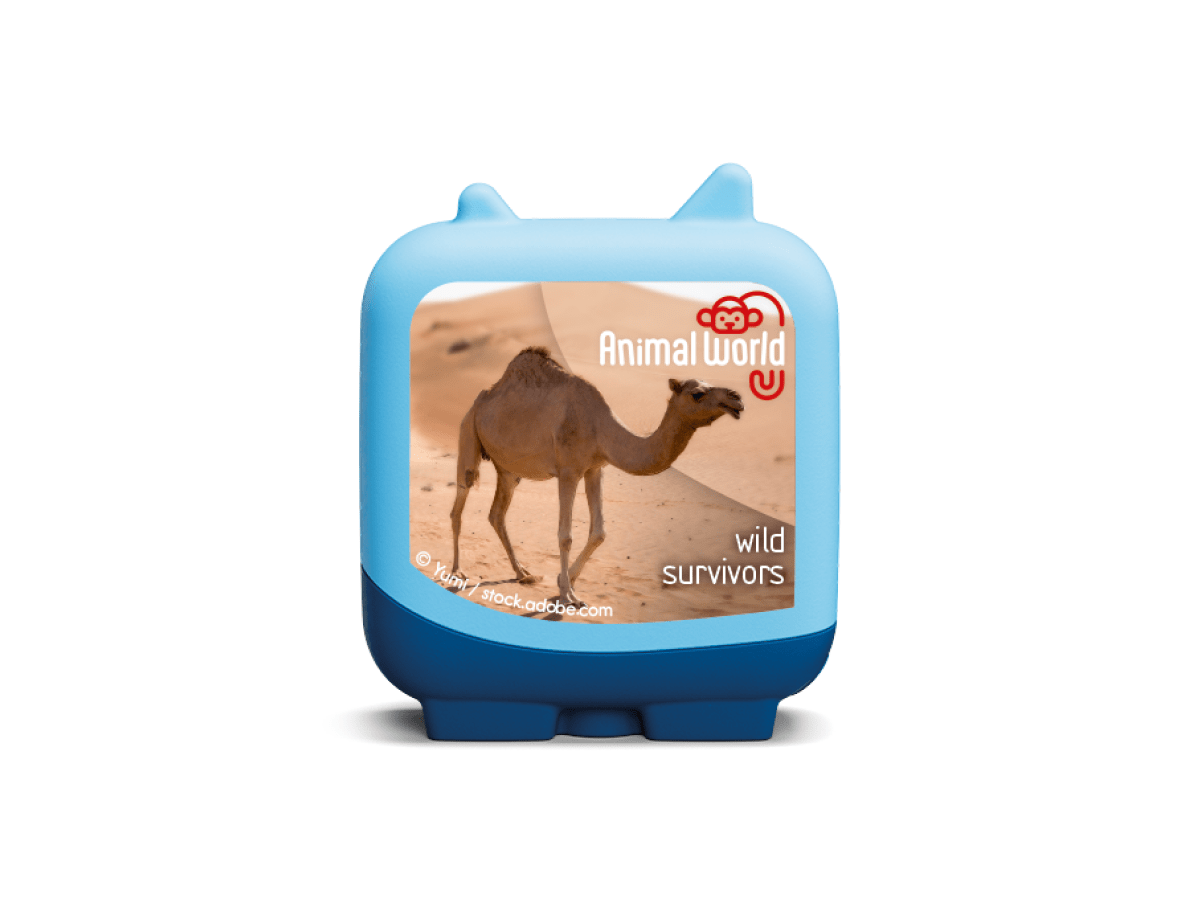 Animal World Wild Survivors Pocket Tonies - 4 Pack