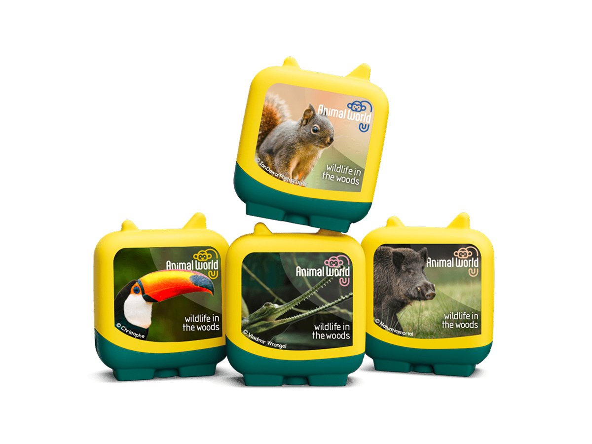 Animal World Wildlife in the Woods Pocket Tonies - 4 Pack