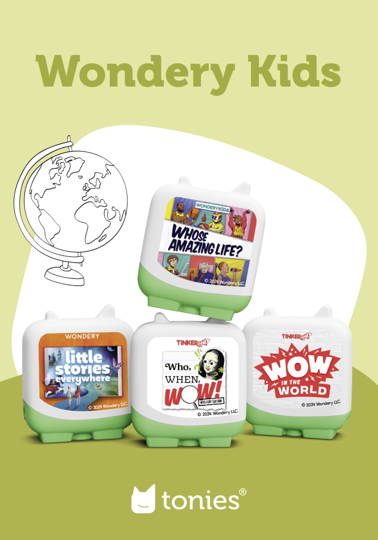 Wondery Kids Pocket Tonies - 4 Pack
