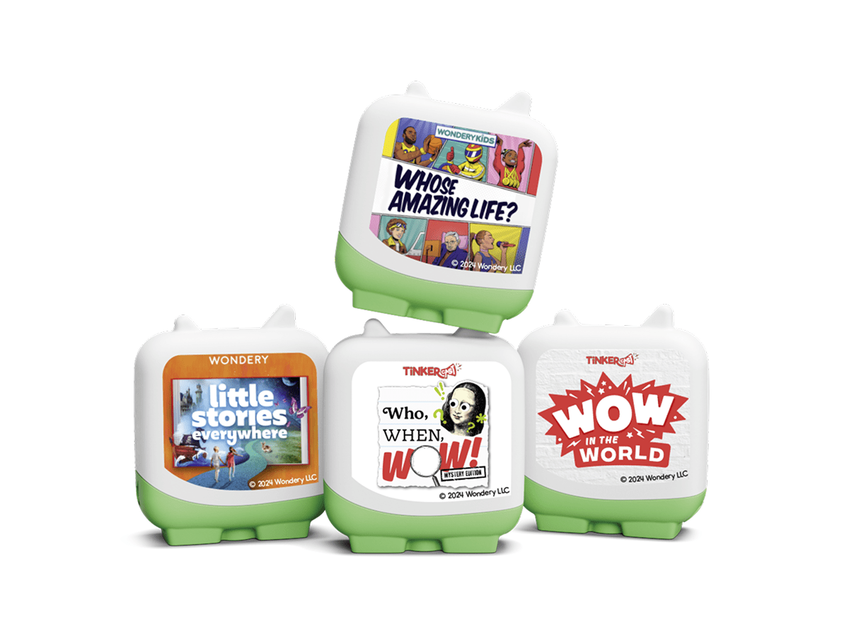 Wondery Kids Pocket Tonies - 4 Pack