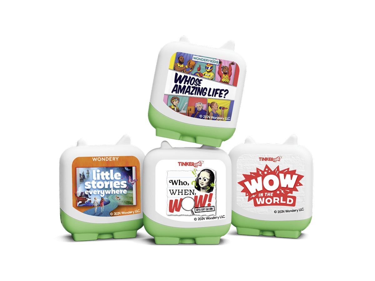 Wondery Kids Pocket Tonies - 4 Pack